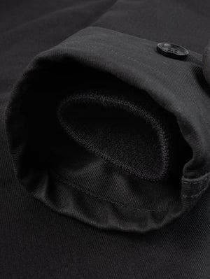 Iron Heart IHM-37-BLK Oiled Black Whipcord N1 Deck Jacket