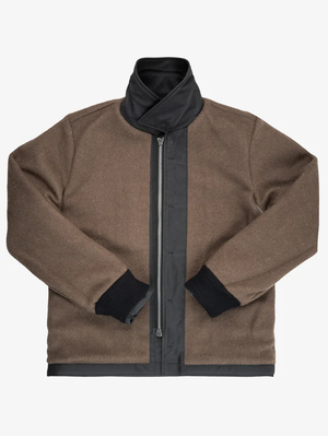 Iron Heart IHM-45-BLK Black Oiled Whipcord A2 Deck Jacket