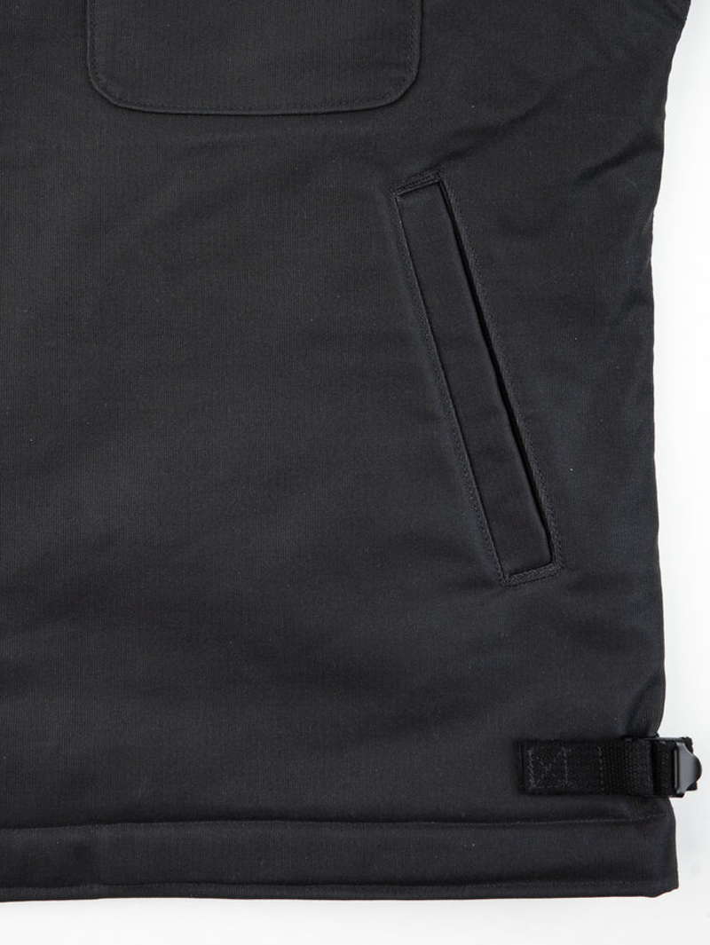 Iron Heart IHM-45-BLK Black Oiled Whipcord A2 Deck Jacket