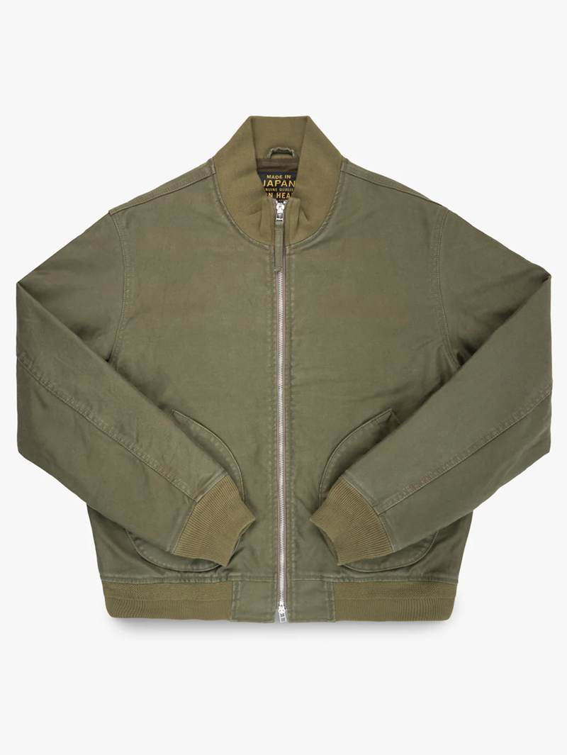 Iron Heart IHM-47-ODG 12oz Whipcord Tanker Jacket - Olive Drab Green