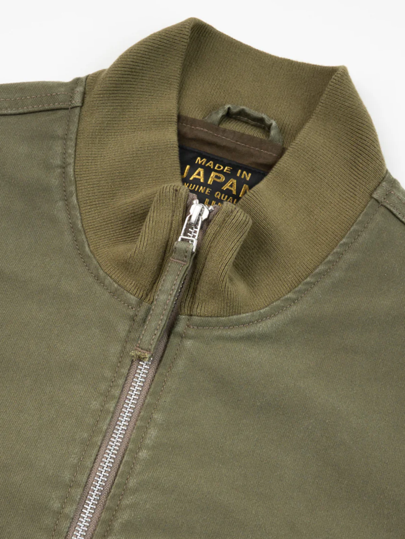 Iron Heart IHM-47-ODG 12oz Whipcord Tanker Jacket - Olive Drab Green