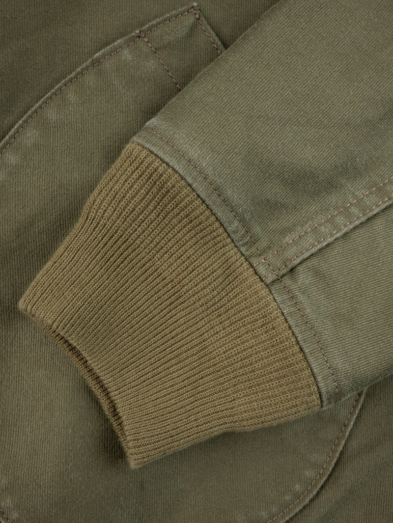 Iron Heart IHM-47-ODG 12oz Whipcord Tanker Jacket - Olive Drab Green