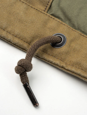 Iron Heart IHM-48-KHA 12oz Whipcord Lightweight N1 Deck Jacket - Khaki