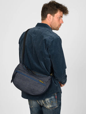 Iron Heart Small Shoulder Bag IHE-19-IND Indigo