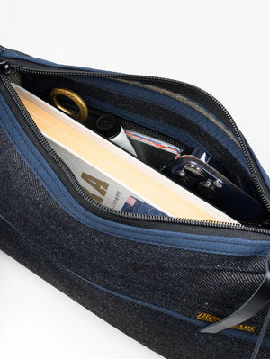Iron Heart Small Shoulder Bag IHE-19-IND Indigo