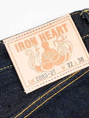 Iron heart Denim IH-888S-21 21oz Selvedge Denim Medium/High Rise Tapered Cut Jeans