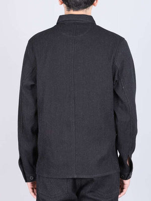 Japan Blue Black Sashiko Coverall jacket
