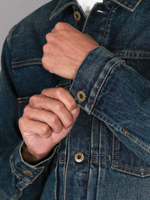 Japan Blue D01 (Aging Wash) 14.8oz Type2 Denim Jacket