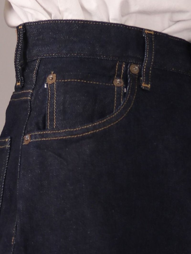 Japan Blue Women's Loose 12.5oz Stretch Ladies High waist Jeans