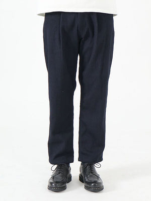 Japan Blue Sashiko Wide Tapered Pants