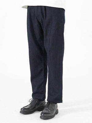 Japan Blue Sashiko Wide Tapered Pants
