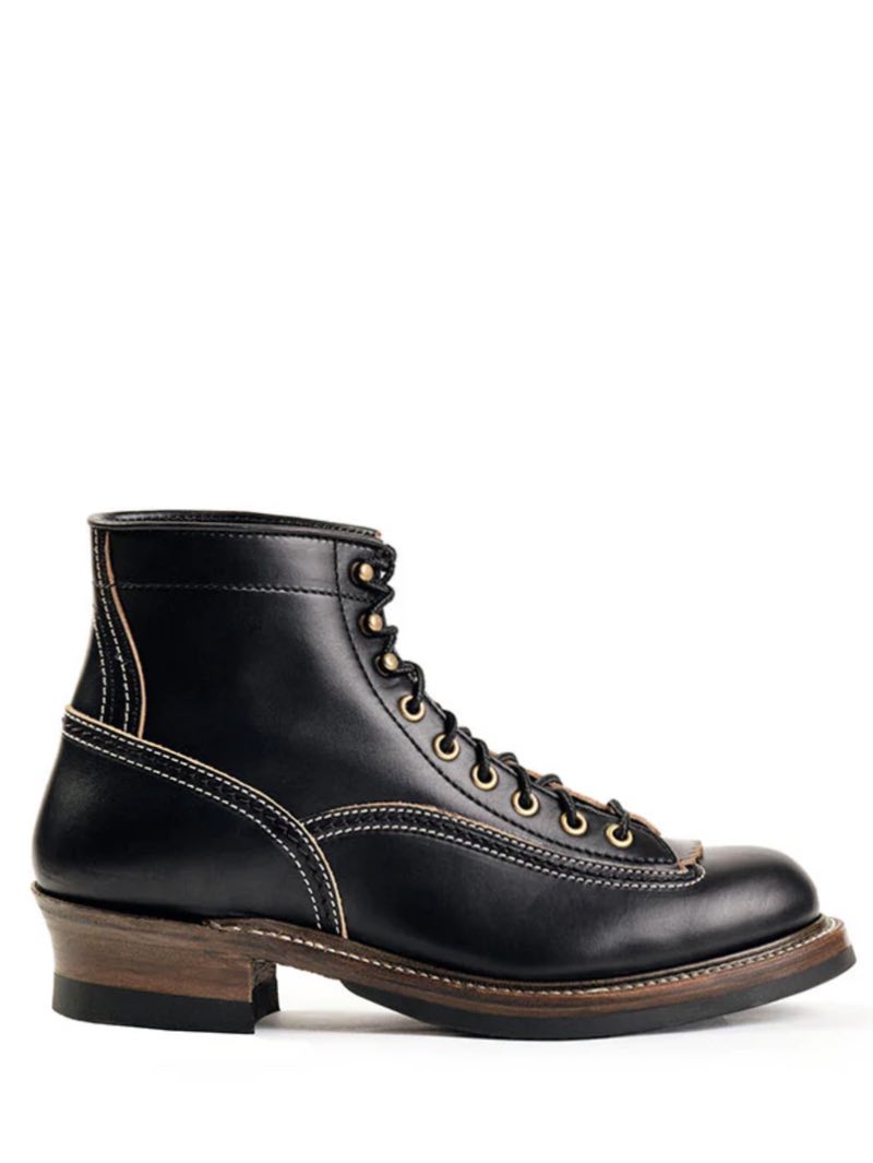 John Lofgren Black Donkey Puncher Boots Horween CXL