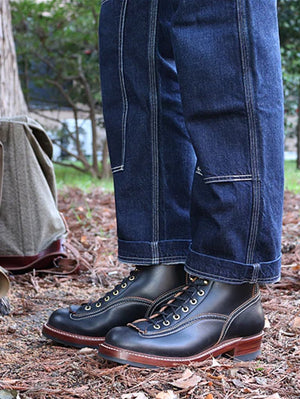 John Lofgren Black Donkey Puncher Boots Horween CXL