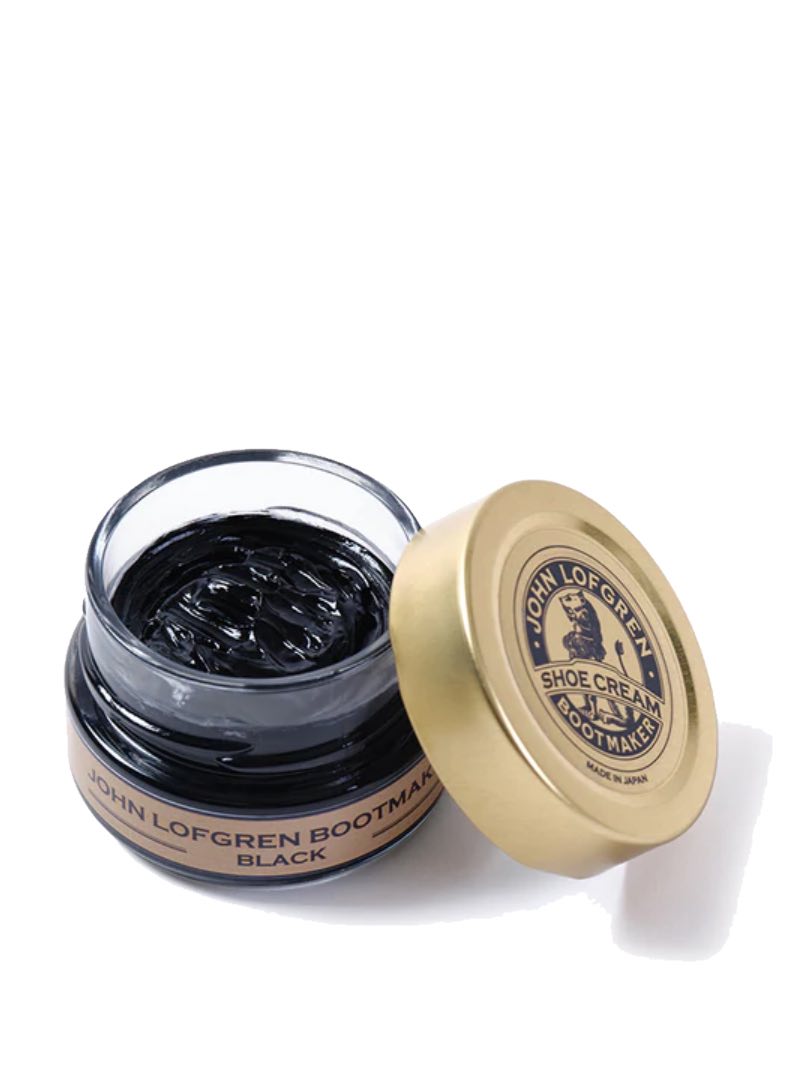 John Lofgren Black Leather Cream