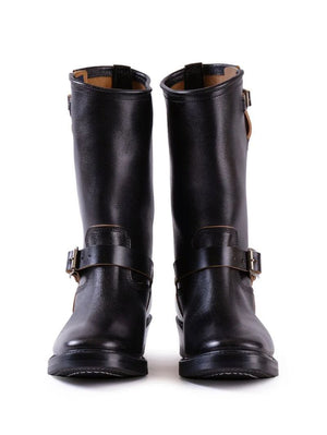 John Lofgren Black Railmaster Engineer Boots Shinki Hikaku Horsebutt