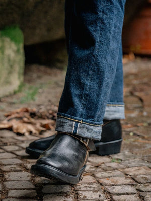 John Lofgren Black Railmaster Engineer Boots Shinki Hikaku Horsebutt