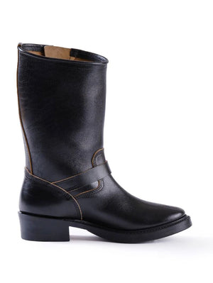John Lofgren Black Railmaster Engineer Boots Shinki Hikaku Horsebutt