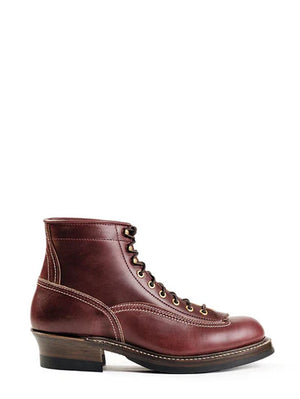John Lofgren Burgundy Donkey Puncher Boots Horween CXL