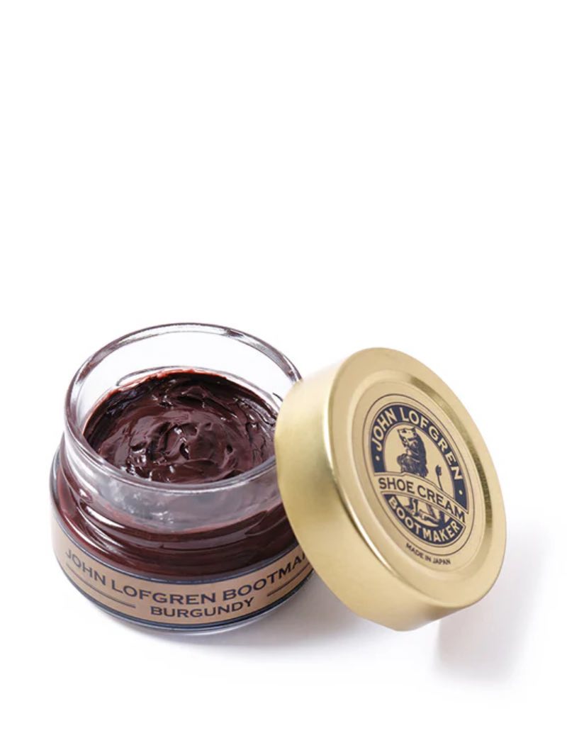 John Lofgren Burgundy Leather Cream