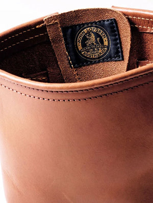 John Lofgren Cognac Wabash Engineer Boots Badalassi Carlo Leather