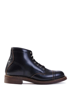 John Lofgren Combat Boots Black Horween CXL