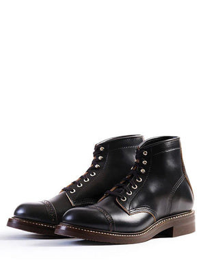 John Lofgren Combat Boots Black Horween CXL