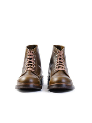 John Lofgren Combat Boots Dark Olive Horween CXL
