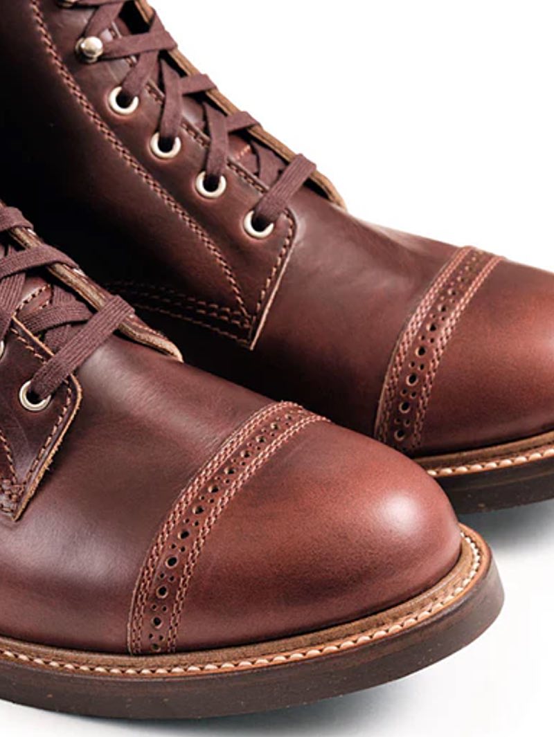 John Lofgren Combat Boots Timber Horween CXL