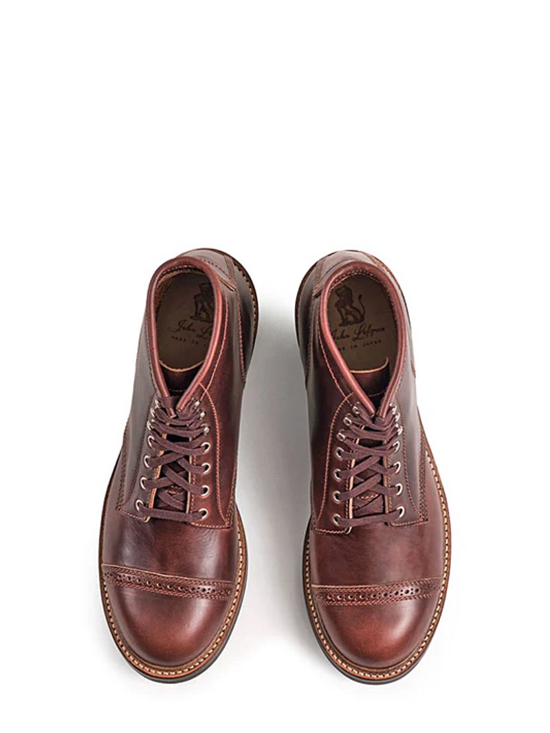 John Lofgren Combat Boots Timber Horween CXL