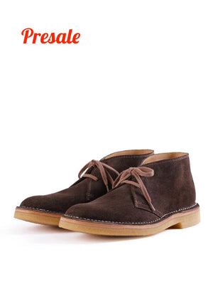 John Lofgren Dark Brown Military Desert Boots