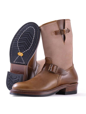 John Lofgren Limited Editio Roughout X Dark Olive Engineer Boots