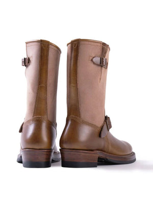 John Lofgren Limited Editio Roughout X Dark Olive Engineer Boots