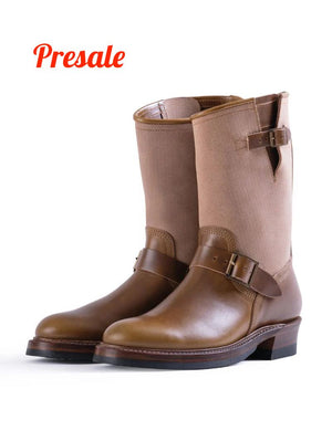 John Lofgren Limited Editio Roughout X Dark Olive Engineer Boots