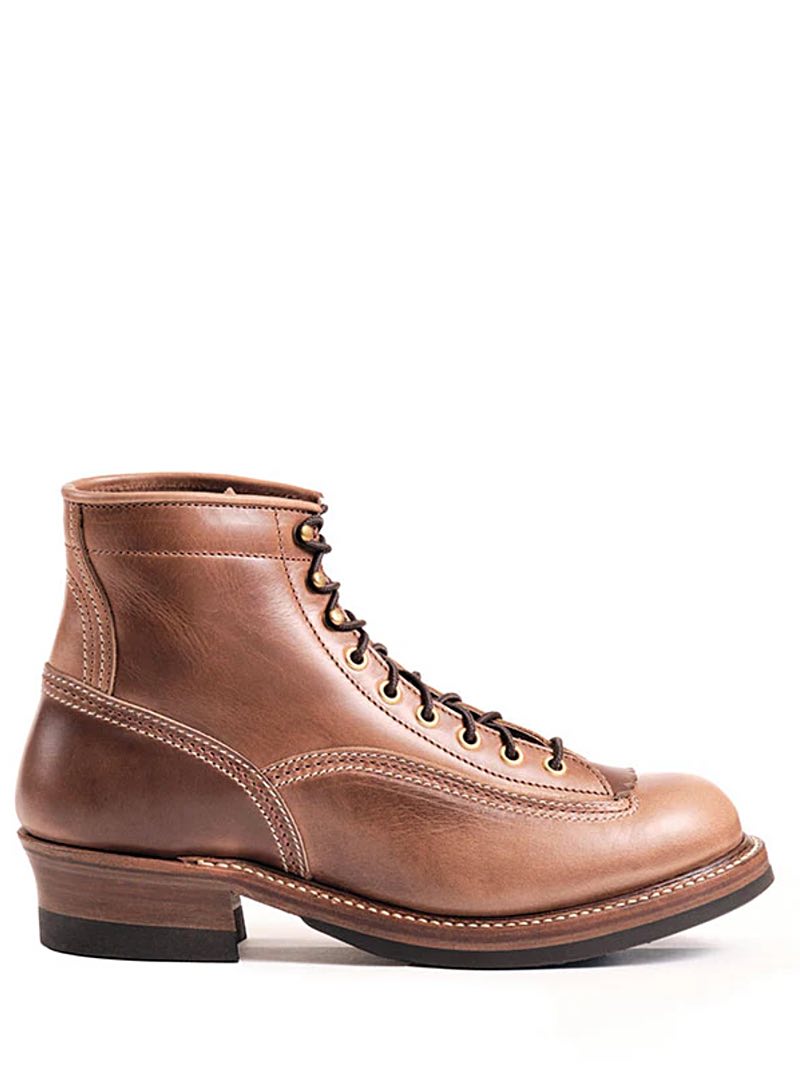 John Lofgren Natural Donkey Puncher Boots Horween CXL