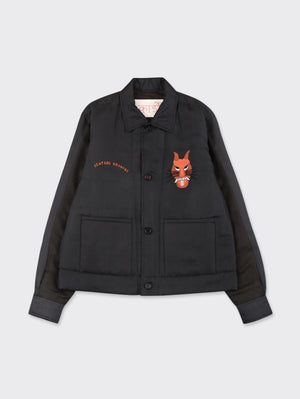 Kardo Black Bohdi Gond Tiger Quilted Jacket