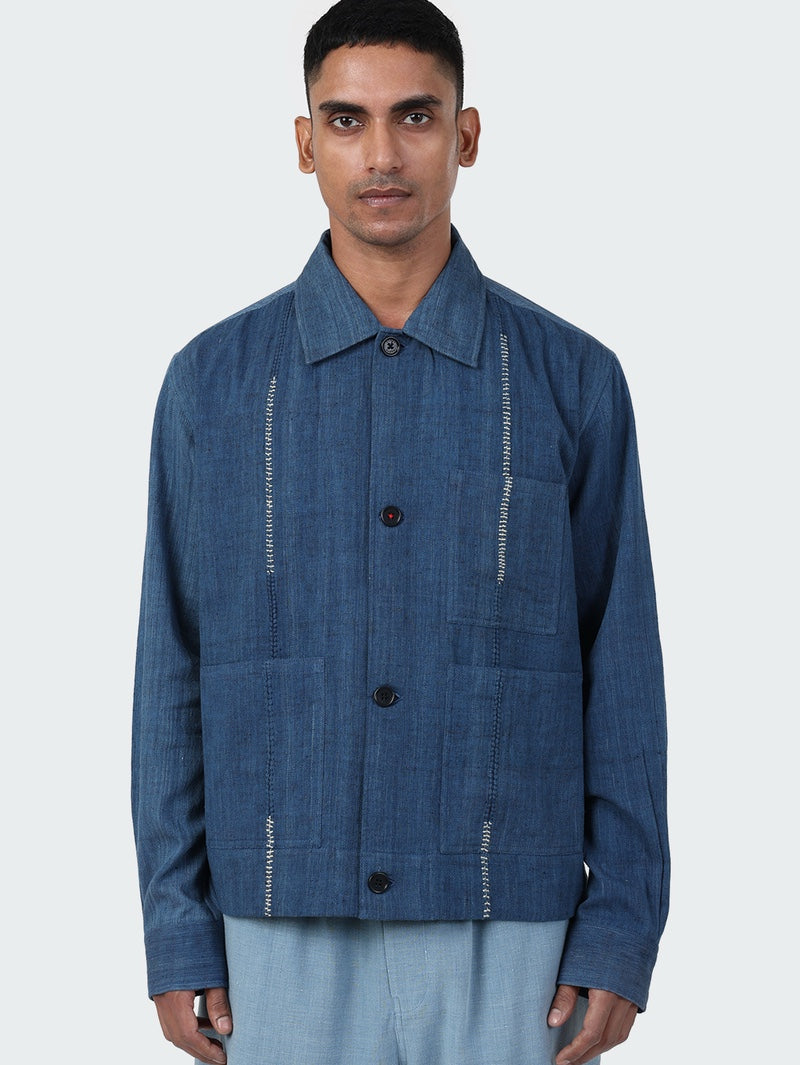 Kardo Bodhi Indigo Chore Jacket