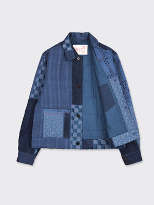 Kardo Bohdi Indigo Patchwork Jacket
