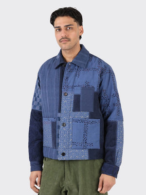 Kardo Bohdi Indigo Patchwork Jacket