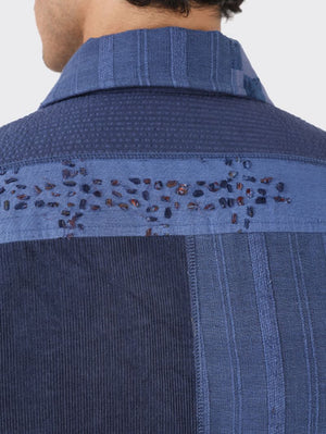 Kardo Bohdi Indigo Patchwork Jacket