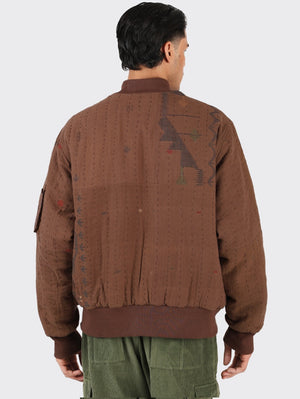 Kardo Brown Max Bomber Jacket