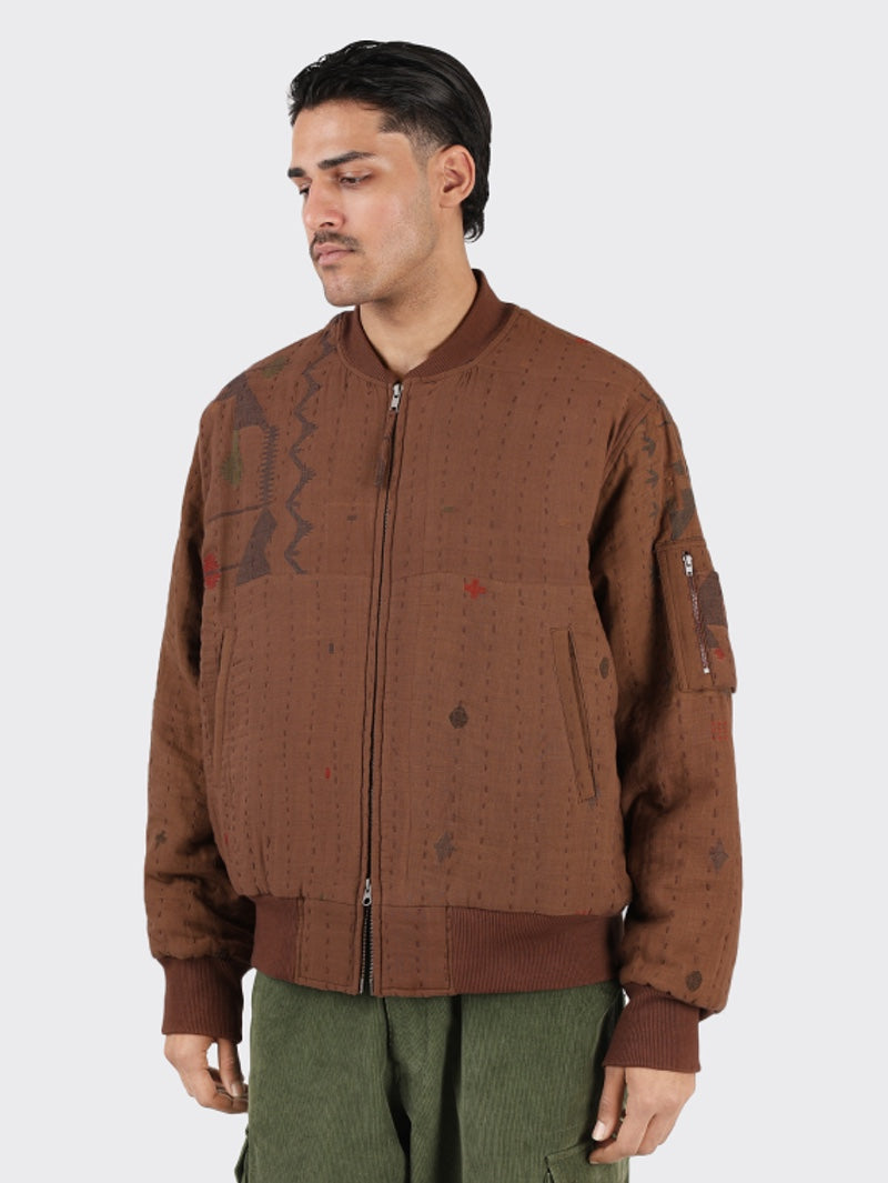 Kardo Brown Max Bomber Jacket