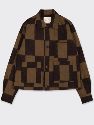 Kardo Brown Square Bodhi Jacket