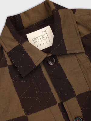 Kardo Brown Square Bodhi Jacket