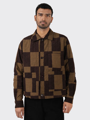 Kardo Brown Square Bodhi Jacket