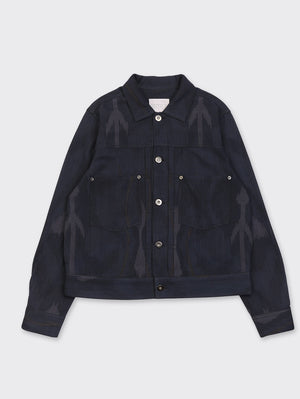Kardo Marvin Navy Ikat Jacket