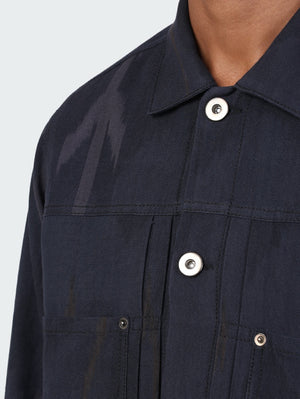 Kardo Marvin Navy Ikat Jacket