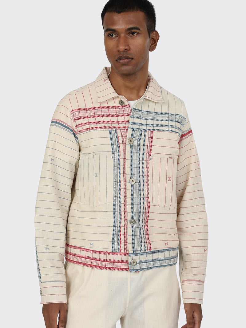 Kardo Marvin Tan Handloom Jacket