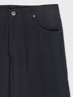 Kardo Midnight Blue Rupender Khadi Pants