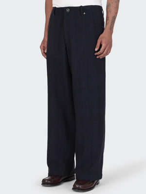 Kardo Midnight Blue Rupender Khadi Pants