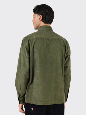 Kardo Oak Moss Bhola Cord Shirt